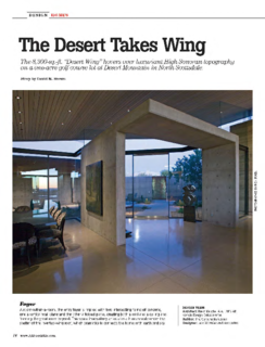 The Desert Takes Wing