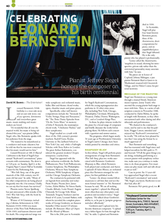 Celebrating Leonard Bernstein on his 100th