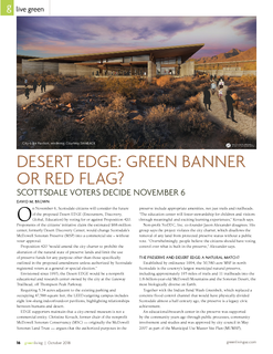 Desert Edge: Green Banner or Red Flag?