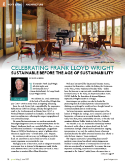 Celebrating Frank Lloyd Wright at 150