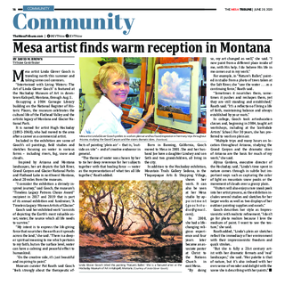 Mesa Artist Finds Warms Reception in Montana